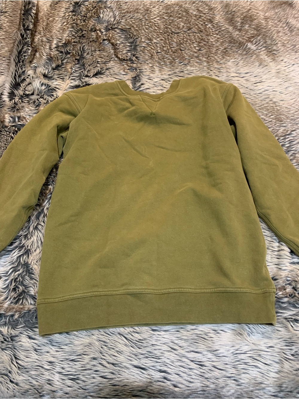 Lululemon All Yours crew sweatshirt, moss  green Size 8